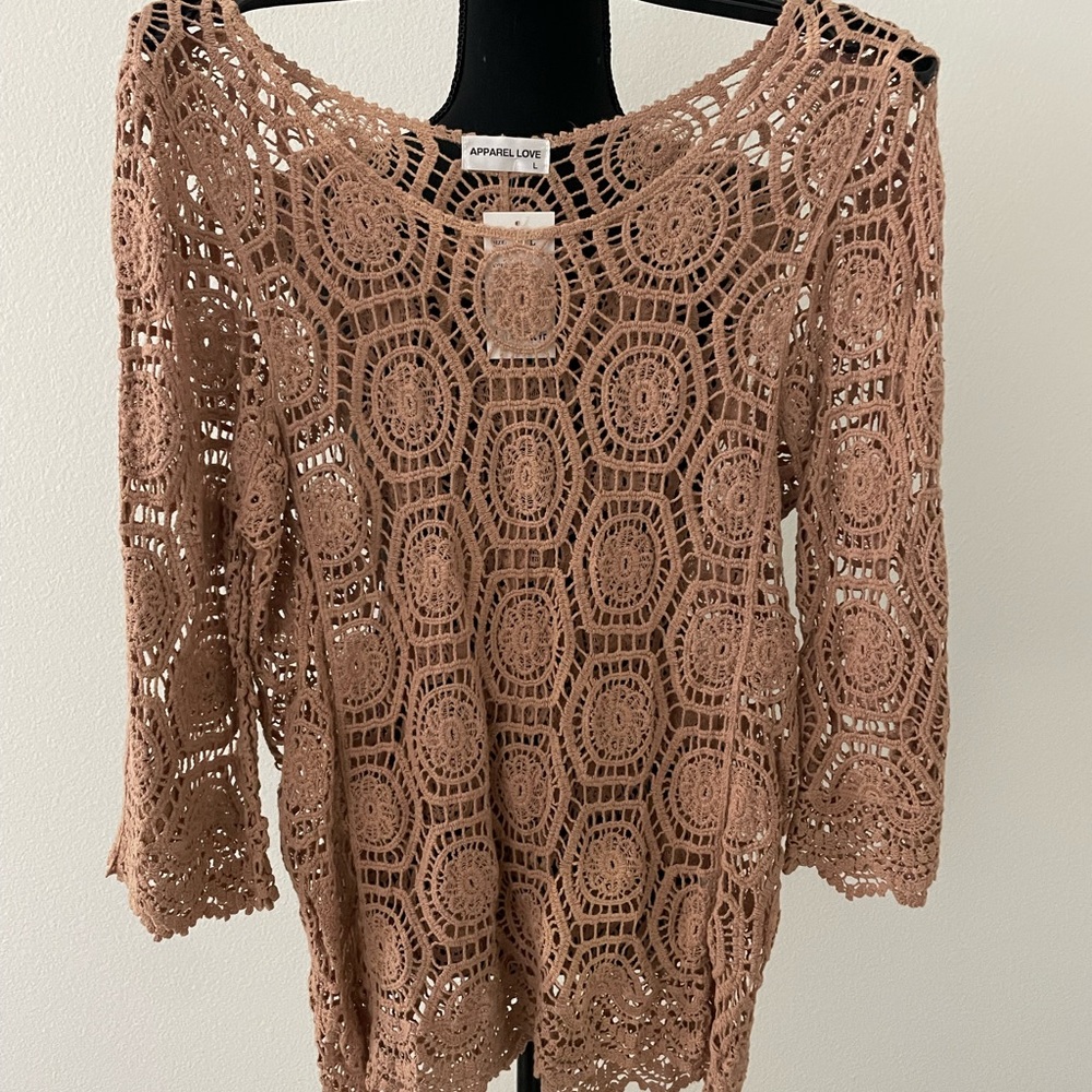 Apparel Love crochet shirt